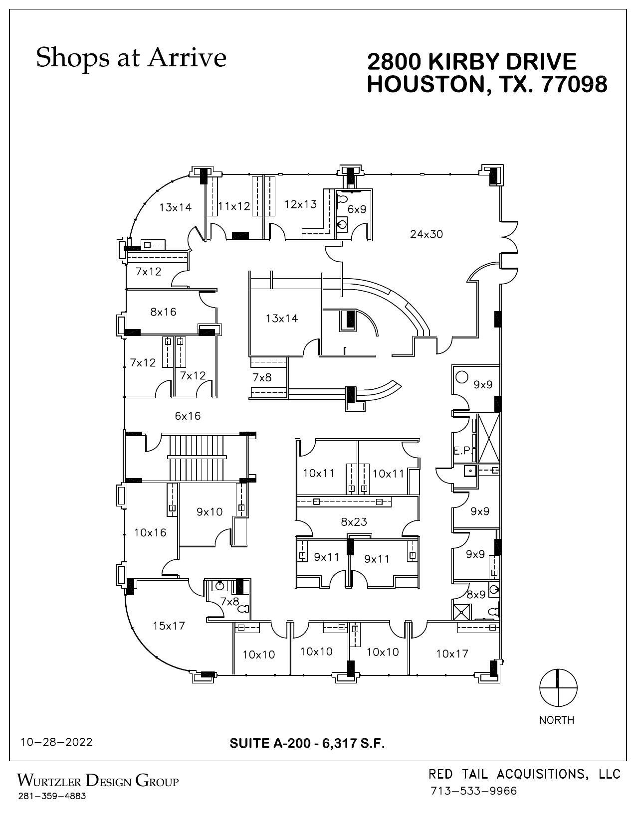 2800 Kirby Dr, Houston, TX to rent Floor Plan- Image 1 of 1