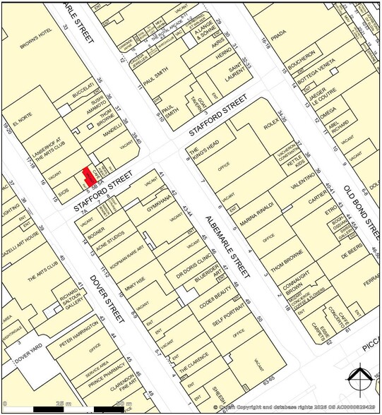 5 Stafford St, London to rent - Goad Map - Image 3 of 3