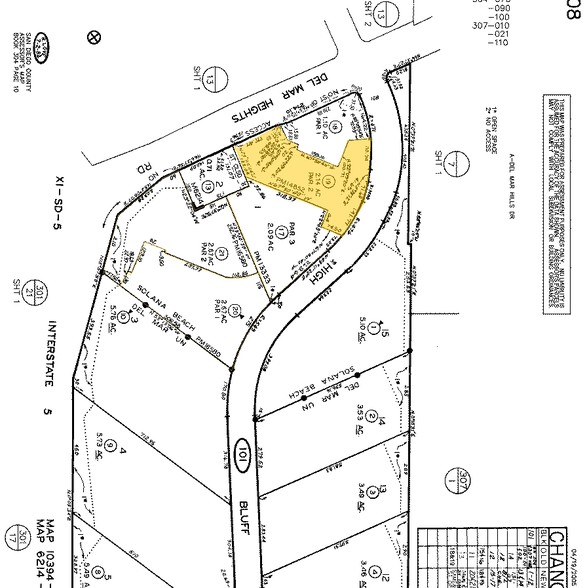 12770 High Bluff Dr, San Diego, CA for rent - Plat Map - Image 2 of 5