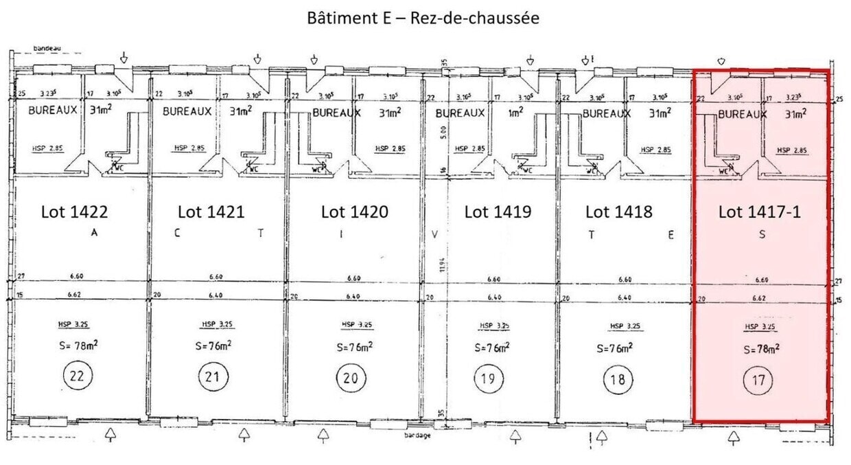 Light Industrial in Lisses to rent Floor Plan- Image 1 of 1