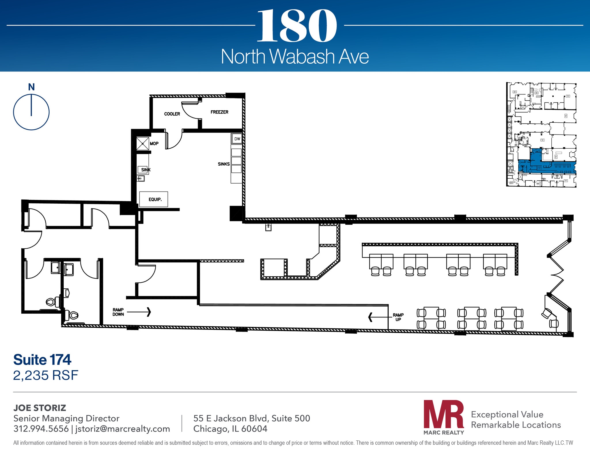 180 N Wabash Ave, Chicago, IL to rent Floor Plan- Image 1 of 12
