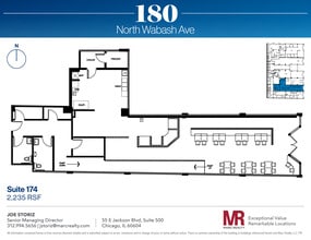 180 N Wabash Ave, Chicago, IL to rent Floor Plan- Image 1 of 12