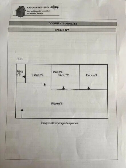 Retail in Nantes to rent - Floor Plan - Image 2 of 2