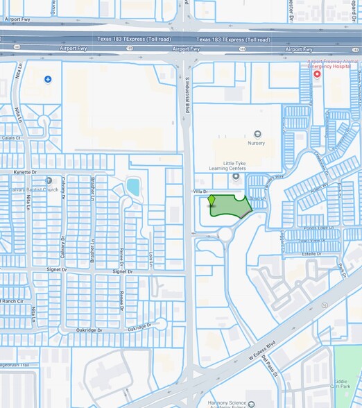 W Euless Blvd, Euless, TX for sale - Plat Map - Image 2 of 2