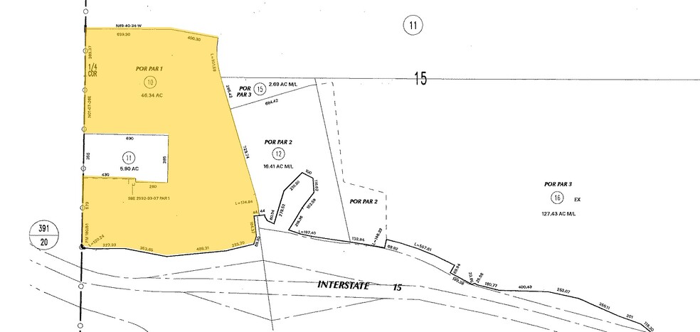 Big Canyon Dr, Lake Elsinore, CA for sale - Plat Map - Image 2 of 2