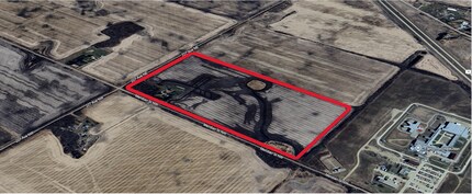 22551 Meridian St NE, Edmonton, AB - AERIAL map view