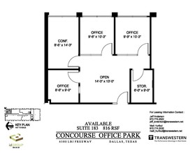 6350 LBJ Fwy, Dallas, TX for rent Floor Plan- Image 1 of 1