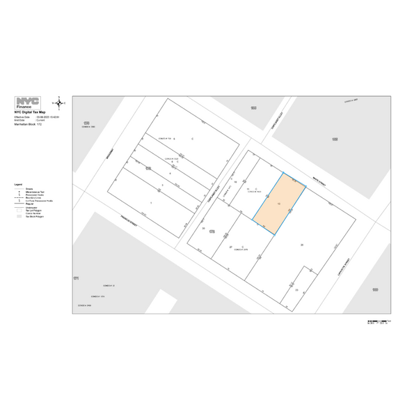 83-85 White St, New York, NY for rent - Plat Map - Image 2 of 2