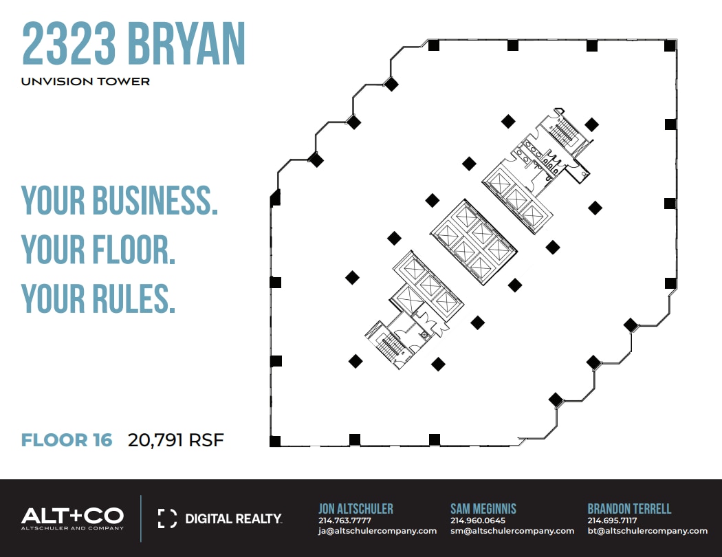 2323 Bryan St, Dallas, TX to rent Floor Plan- Image 1 of 1