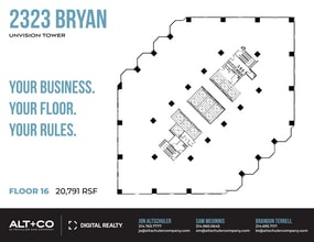 2323 Bryan St, Dallas, TX to rent Floor Plan- Image 1 of 1