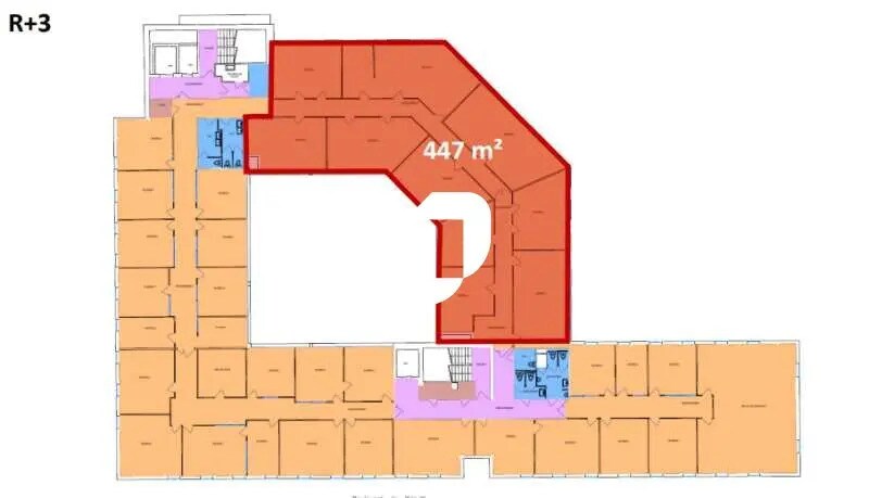 Office in Cergy to rent - Floor Plan - Image 3 of 4