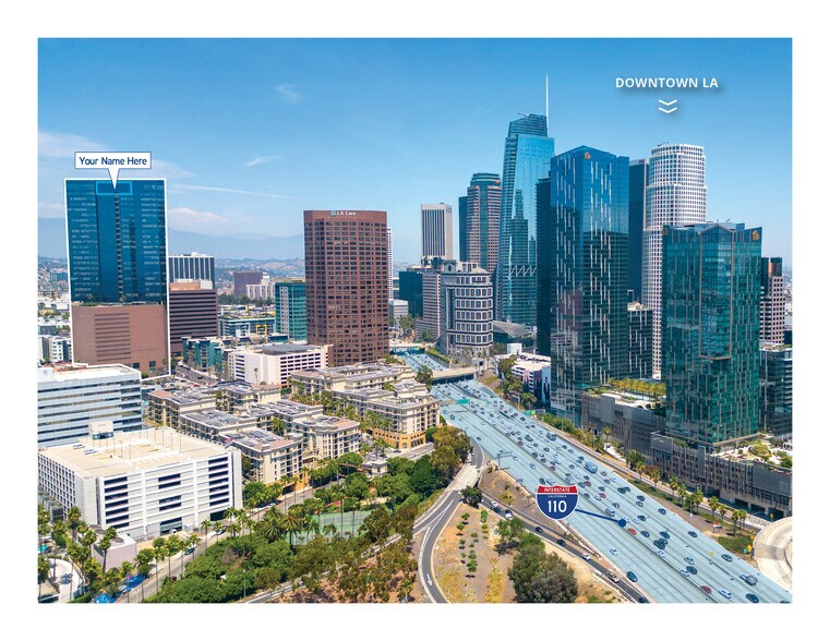 1100 Wilshire Blvd, Los Angeles, CA for rent - Aerial - Image 2 of 7