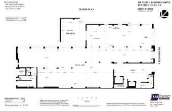 9646 Brighton Way, Beverly Hills, CA for rent Site Plan- Image 2 of 3