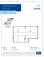 3000 Wilcrest Dr, Houston, TX for rent Floor Plan- Image 1 of 2