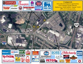 6545 Hampton Roads Pkwy, Suffolk, VA - aerial  map view