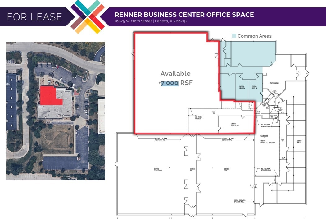 16825-16829 W 116th St, Lenexa, KS to rent Floor Plan- Image 1 of 1