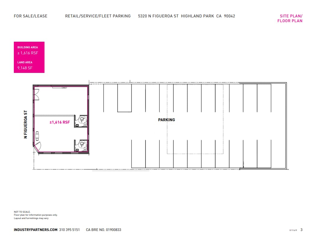 5320 N Figueroa St, Los Angeles, CA to rent Floor Plan- Image 1 of 1