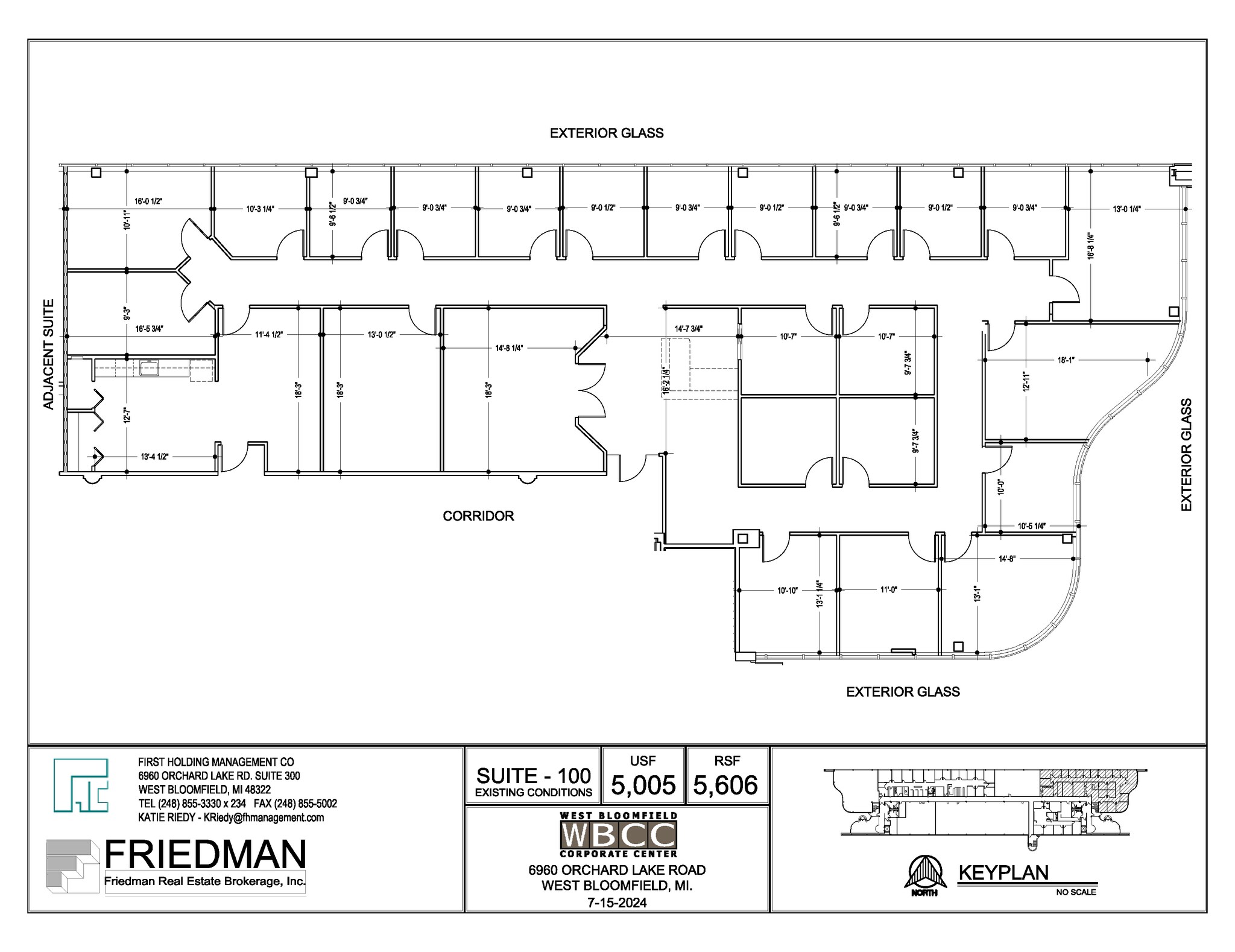 6960 Orchard Lake Rd, West Bloomfield, MI to rent Floor Plan- Image 1 of 2