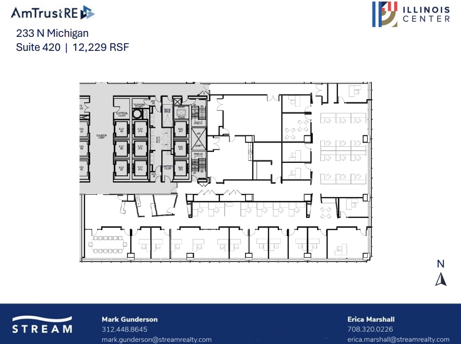 233 N Michigan Ave, Chicago, IL to rent Floor Plan- Image 1 of 1