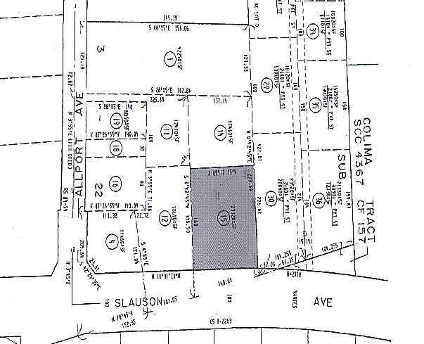 11779 - 11783 Slauson Ave., Santa Fe Springs, CA for rent - Plat Map - Image 3 of 4