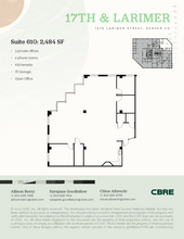 1675 Larimer St, Denver, CO for rent Floor Plan- Image 1 of 1