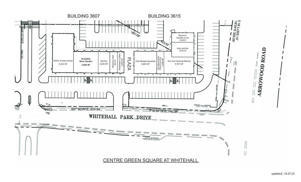 3607 Whitehall Park Dr, Charlotte, NC for rent - Site Plan - Image 2 of 16