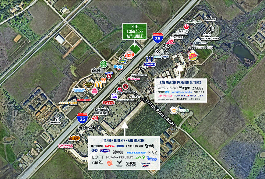 3920 S Interstate 35, San Marcos, TX for sale - Aerial - Image 1 of 2