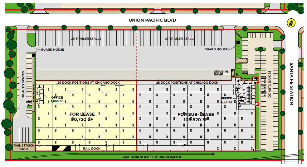 417 Union Pacific Blvd, Laredo, TX for rent - Site Plan - Image 2 of 2