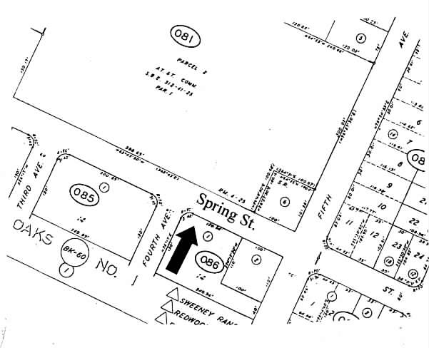 3150-3184 Spring St, Redwood City, CA for sale - Plat Map - Image 1 of 1