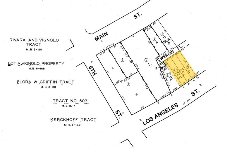 533 S Los Angeles St, Los Angeles, CA for rent - Plat Map - Image 2 of 21