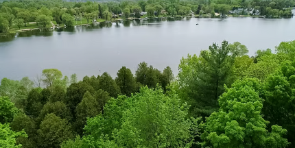 Lt 0 Lakeview Rd, West Bend, WI - aerial  map view - Image1