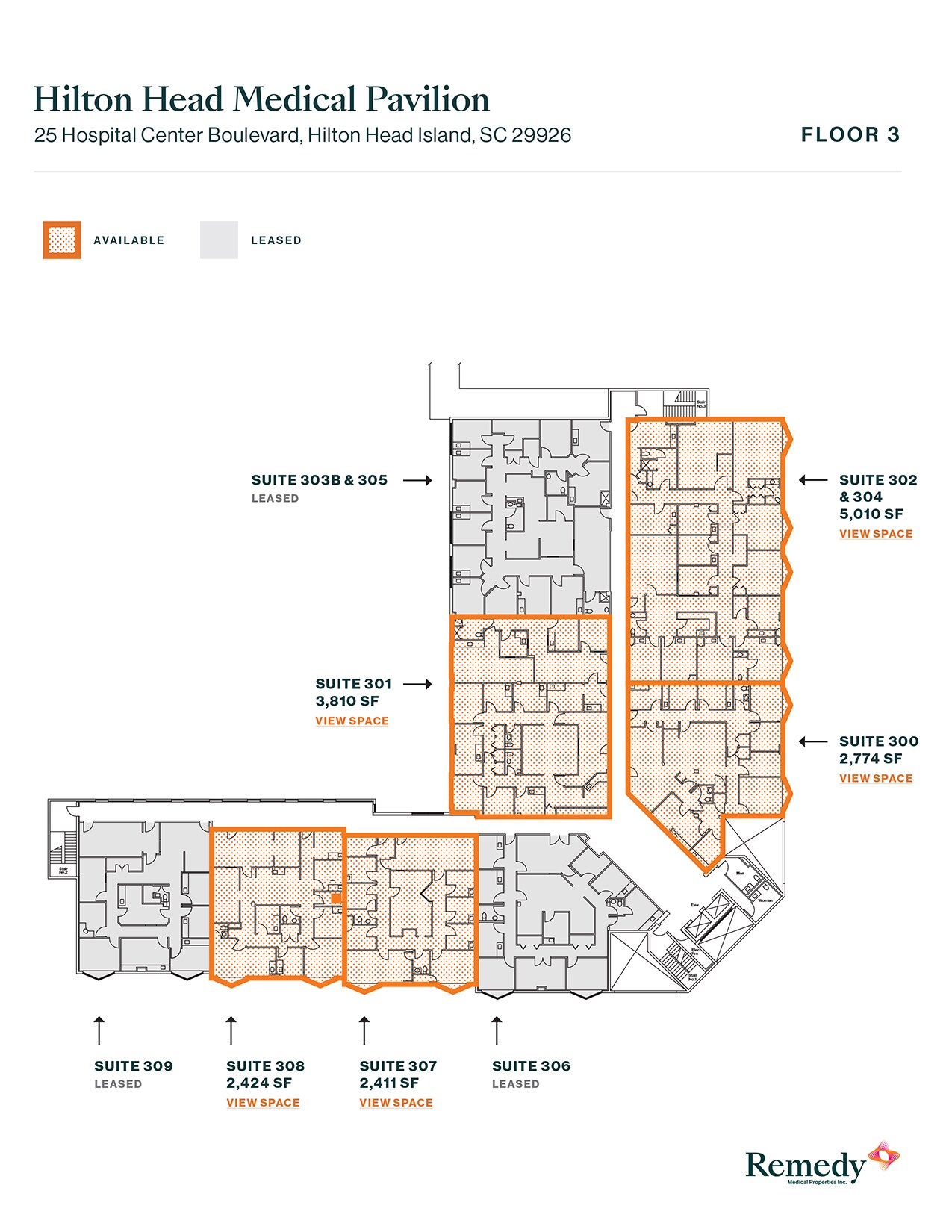 25 Hospital Center Blvd, Hilton Head, SC to rent Floor Plan- Image 1 of 2