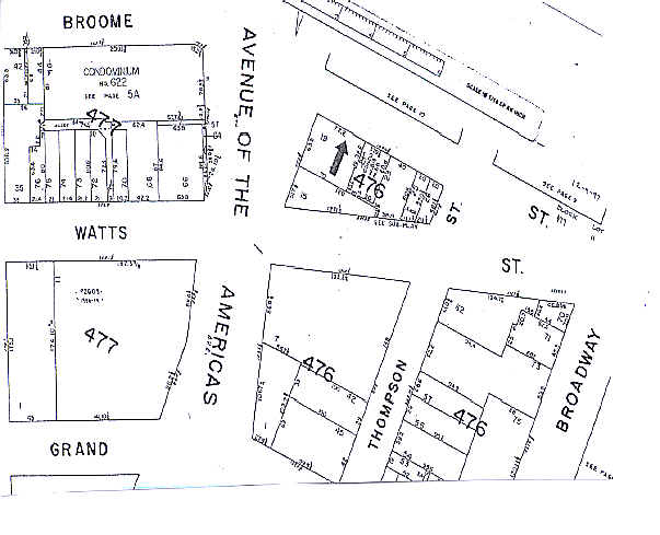 529 Broome St, New York, NY for sale - Plat Map - Image 1 of 1