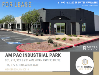 More details for 901 American Pacific Dr, Henderson, NV - Industrial for Rent