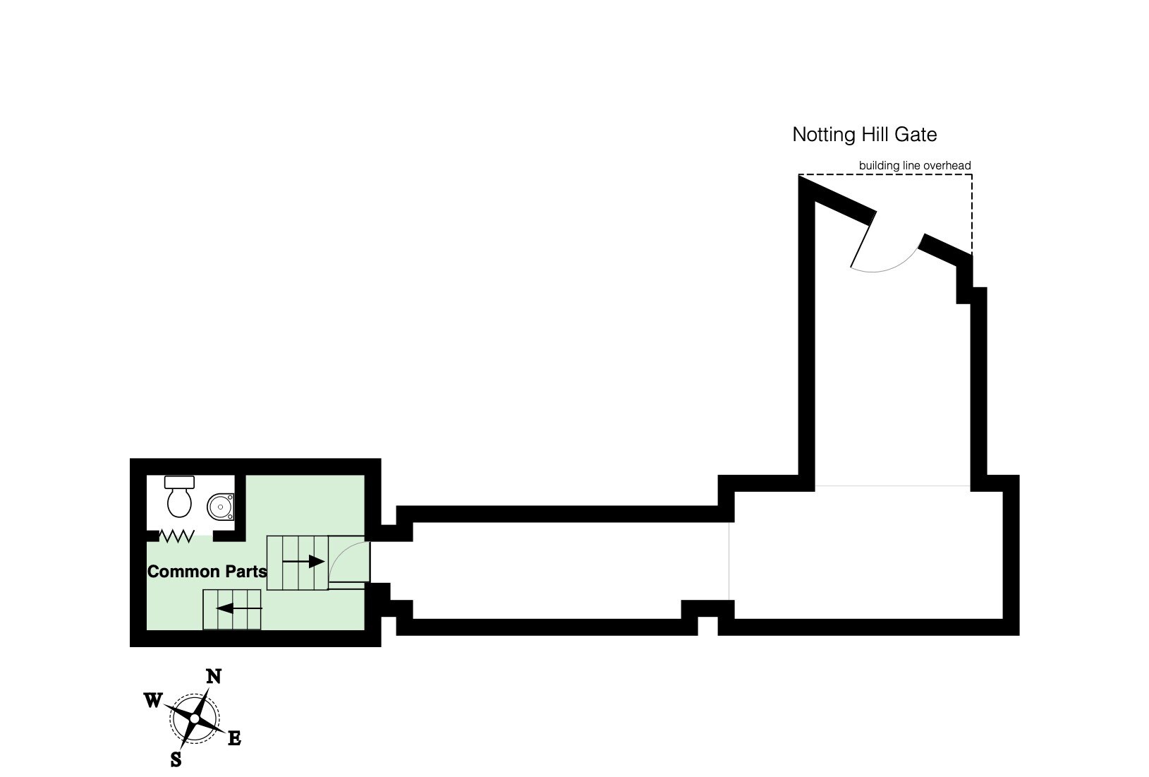 87 Notting Hill Gate, London for sale Floor Plan- Image 1 of 1