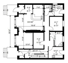 1127-1129 Carling Ave, Ottawa, ON to rent Floor Plan- Image 2 of 5