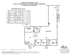 333 W El Camino Real, Sunnyvale, CA for rent Floor Plan- Image 1 of 2