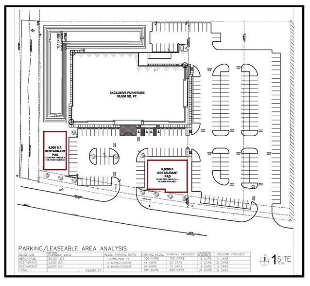 Gulf Freeway, Webster, TX for rent - Site Plan - Image 2 of 2