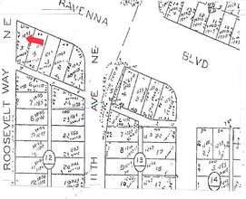 5908 Roosevelt Way NE, Seattle, WA for sale Plat Map- Image 1 of 1