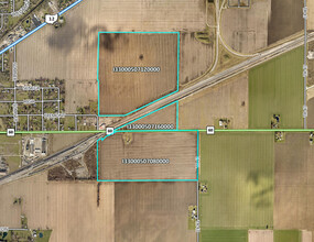 11390 County Road 60 rd, Fostoria, OH - aerial  map view