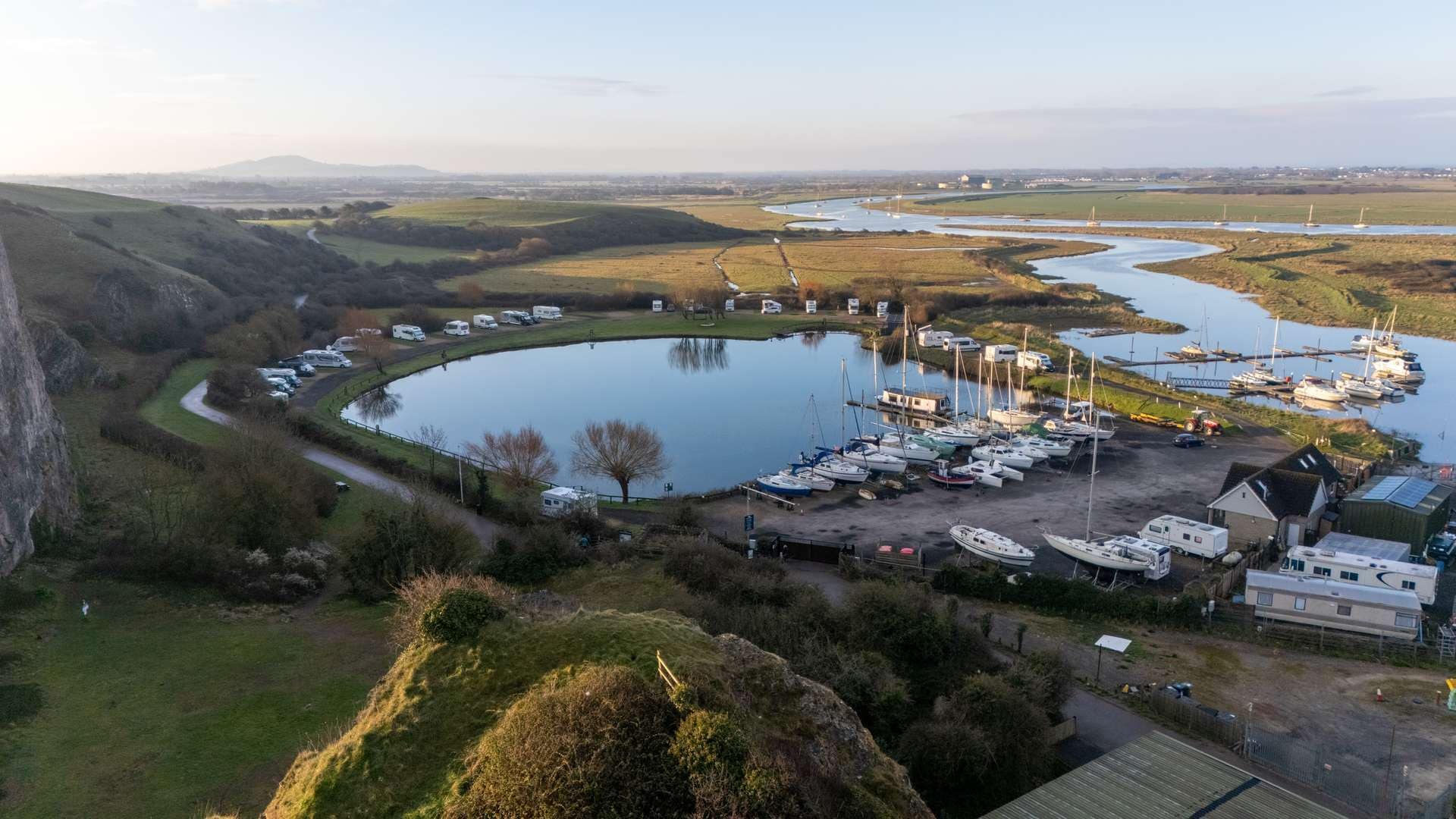Land in Uphill Wharf, Weston Super Mare for sale Aerial- Image 1 of 2