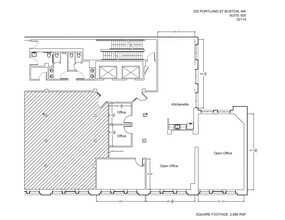 205 Portland St, Boston, MA for rent Site Plan- Image 1 of 8