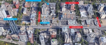 11833 102 Ave NW, Edmonton, AB - AERIAL map view