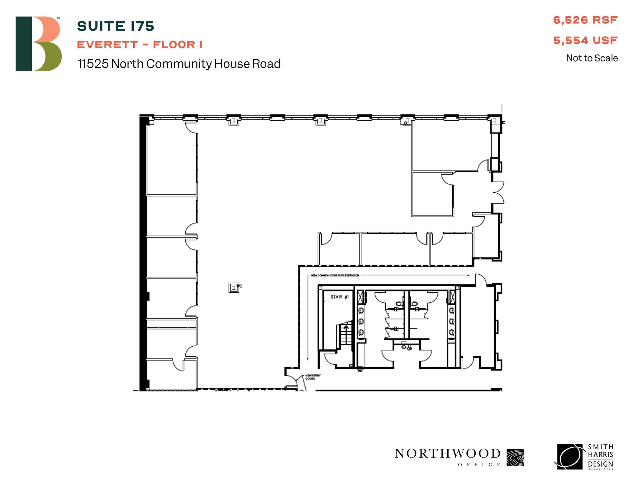 11525 N Community House Rd, Charlotte, NC for rent Floor Plan- Image 1 of 1