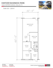 10930 Switzer Ave, Dallas, TX for rent Floor Plan- Image 1 of 1