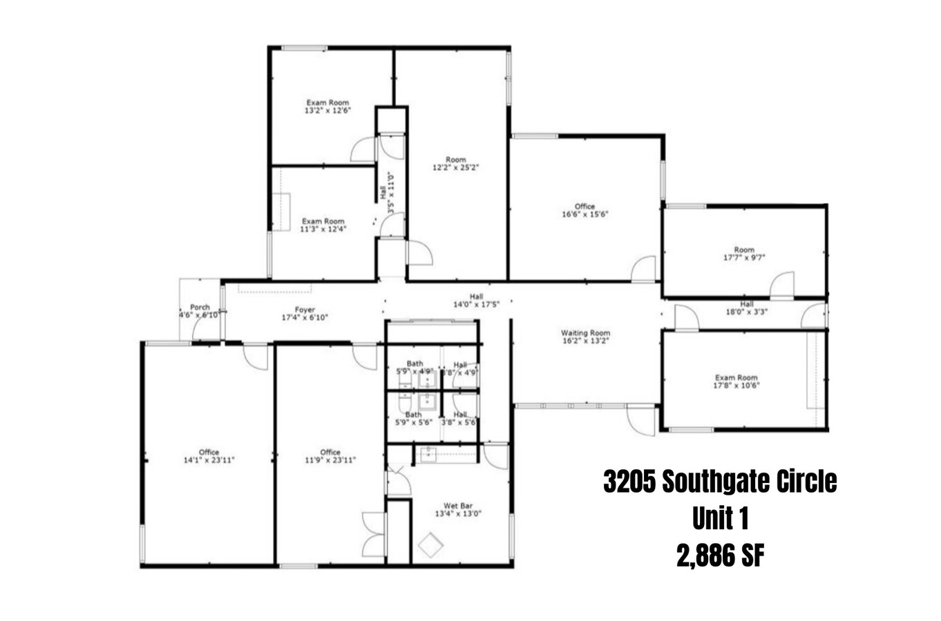 3205 Southgate Cir, Sarasota, FL 34239 - Unit 1 -  - Floor Plan - Image 1 of 1