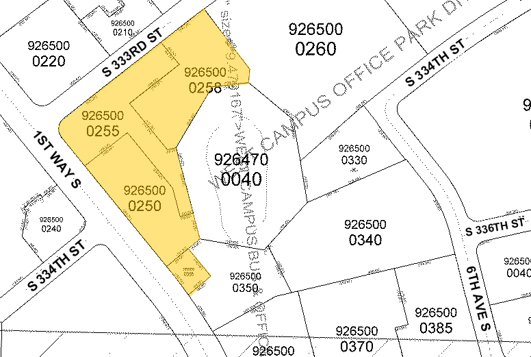 181 S 333rd St, Federal Way, WA for rent - Plat Map - Image 2 of 2