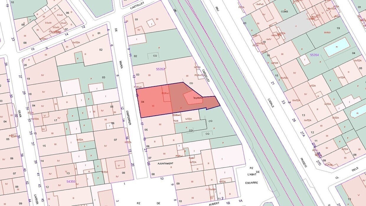 Carrer de Maria Gimferrer, 15, Sant Vicenç de Castellet, Barcelona for sale Site Plan- Image 1 of 3