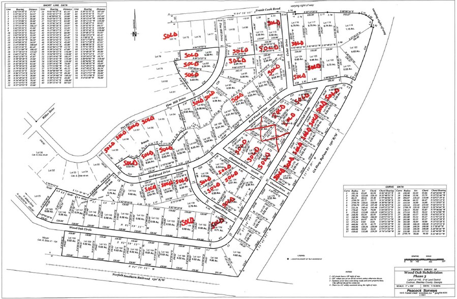 Wood Oak Cir, Cochran, GA for sale - Plat Map - Image 2 of 12