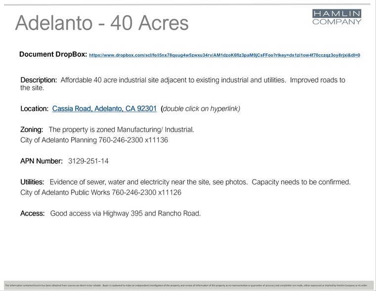 Cassia Road, Adelanto, CA for sale - Other - Image 2 of 6